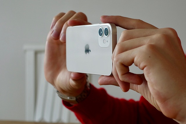 focení s mobilem